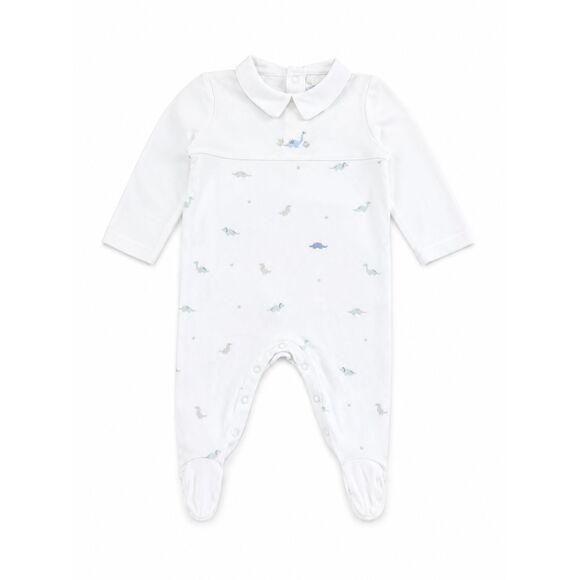 the little white company Other - The Little White Company London Baby Dinosaur Footie Pajamas | 3-6 Months